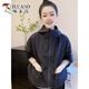 啄木鸟2025夏秋新款欧货双口袋连帽防晒海外套女透气防晒服拉链开衫夹克 粉色 M 建议80-100斤