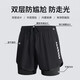 
NIUKAILE men's swimsuit swim trunk suit men's anti-embarrassment quick-drying boys' short-sleeved tops for teenagers adult swimsuit summer silk green short new four-piece set [swimming cap + swimming goggles] XL