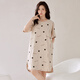 
Summer, baby, show off nightgown for women in summer with breast pads, extra long style to ankle long skirt for delivery, can be worn with a dress with short sleeves pure cotton pajamas X12529 M