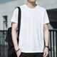 阿迪达斯 （adidas）白色T恤男夏季宽松运动服棉质复古半袖男士体恤短袖 IC9793/棉 S 120-135斤