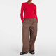 
The Row Seruni cotton knitted T-shirt P01035335 Red XS CN 160/84