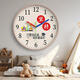 Sanqihu Stille Wanduhr Lernen ist hart und hartnäckig im inspirierenden Kinderzimmer Wohnzimmer Heimat und Mädchen Schlafzimmer Uhr Walluhr CH7029 Gold Rahmen 10 Zoll Durchmesser 25,5 cm