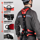 Kanle five-point safety belt outdoor high-altitude air conditioning installation full-body safety belt anti-fall buffer bag safety belt + 1.8 meter double hook + buffer bag