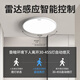 Chint human body sensor ceiling lamp intelligent light control lamp dust-proof, moisture-proof, mosquito-proof, corridor corridor garage lamp 24W white light 37CM diameter