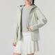 安德玛（Under Armour）UASTORMPROOF纯色连帽拉链设计长袖夹克外套女款绿色 绿色 XS