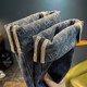 Jeep Spirit Original Jeep High-End-Jeans Männer 2025 Sommer Trendy Marke Loose Feet Hosen gedruckte Freizeithosen Männer 835 Schwarze reguläre Größe 38 Taillenumfang 2 Fuß 9 Geeignet für 182-195jin [Jin gleich 0,5 kg] links links