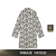 JNBY/Jiangnan cloth spring and summer shirt dress loose printed lapel shirt casual jacket for women 5N4G13820 973/Mi black two-color S