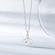 Chao Acer Platinum Crushed Ice Exploding Flower Pendant Women's PT950 Platinum Necklace Birthday Gift Price Single Pendant (Including Labor Cost 260 Yuan) 3.05g