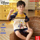 Disney Brand High-End-Kinderpyjamas-Jungen Sommer Pure Cotton Thin Cartoon Spider-Man Big Boy Baby Baby Kurzärärmig Kuss offizielles Flaggschiff XY-1047 Iron Man's Code [High 140-150 cm] Alle Größe