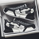 Changxiang Huili-Schuhe Herrenschuhe 2025 Neue Sommer atmungsaktiv und vielseitige Sport- und Freizeitschuhe Herren wasserdichte und Anti-Rutsch-Daddy-Schuhe RF-C681 Green 41