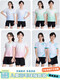Xiyicaine Kinderbadminton Uniform Custom Tischtennis Anzug Mädchen Sportswear Girls Kleidung Schnell trocknen Trainingsanzug Rock 3879b Königsblau + 3618-1 Schwarz Blau XS