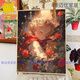 
Little Prince Mi Lan and Rose Digital Oil Painting Diy Filling Color Hand-painted Painting Cartoon Acrylic Oil Painting Decorative Painting qx14380 60*70cm Thick solid wood inner frame + exquisite outer frame (