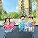 
Sanqihu 2024 Dragon Year Auto Ornaments Solar Car Ornaments Little Man Shaking Head IY Creative Photo Customization Solar Cell Dual Use Shaking Head Single 691 Models