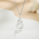 Safir platinum pendant for women PT950 platinum fish scale gourd flash car flower Fulu platinum pendant about 1.75 grams