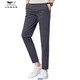 Seven Wolf 2025 Jóvenes pantalones recortados al aire libre Summer Nuevo negocio versátiles pantalones transpirables rectas color sólido mshn-6623 negro m
