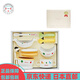 MIKIHOUSE [Japan Direct Mail] Children's Tableware Set Supplementary Food Birth Gift Baby Gift Anti-fall Not Specified 25.4*11.4*31.6cm