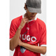 雨果博斯（HUGO BOSS）雨果 RED休闲网眼足球风T恤 带有季节性印花50531299_693 S