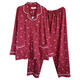 Yiruocai großer Pyjamas für Frauen 200 Jin [Jin ist gleich 0,5 kg] plus Fett plus großer Frühlings- und Herbst-Frauen-Pyjamas extra großgröße 300 Jin [Jin ist gleich 0,5 kg] High-End-Design Sense Rund Hals 9274 Dunkelblau Durchschnittsgröße XL135-160 Jin [Jin entspricht gleich) Jin gleich.