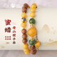 Potala Palace Beeswax Laoshantan Multi-circle Bracelet 925 Silver Jasper Wooden Toy Transfer Bead Bracelet Birthday Gift for Men and Women