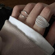 
AINILA (AINILA) multi-layered line wrap ring for women with minimalist and cold style personalized fashion S925 silver plated JZ6628 adjustable opening
