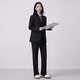 Troman black suit suit for women professional formal interview suit spring and autumn high-end women's suit jacket