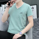 Playboy (Playboy) Amerikanische Modemarke Ins kurzärmeliges T-Shirt für Männer Hühnchen Herzkragen reine Baumwolle Schlank