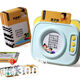 
Three hundred Tang Poems in Shantoulin Village Card Machine Children's Early Education Enlightenment Chinese and English Bilingual Learning Machine Audiocognitive Card-type Toys Flagship Tang Poems in 448 Chinese and English Sky Blue