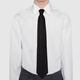 Gucci (Gucci) Presbyterian Silk corbata de seda negra # Black Basic Packaging - Sin caja