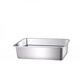 Zixian Tehou Canteen 304 stainless steel flat bottom square tray rectangular tray kitchen commercial square basin cat litter box with lid/one-piece molded basin 60*40*20 deep/capacity about 37200 ml