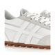 Hogan Frauenschuhe Neue Läufer Serie H693 Fashion Retro bequeme Freizeitschuhe Eins Schuhe Weiß/Silberschwanz 37.5