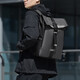 Neue Männer Rucksack Freier Geschäfts Computer Rucksack Trendy Schoolbag wasserdichte Reisetasche große Kapazität Rucksack Männer schwarz