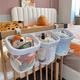 Qiaolexiong (Qiaolexiong) Baby Game Fence MARCO Cuna Bolsa colgante Bag Multifuncional Pañal Bolsa colgante Boba colgante de almacenamiento