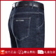 Jeep Spirit Jeep Summer Jeans Men's Straight Loine Thind Jeans среднего возраста с высокой талией папа Длинные брюки 3888 Средний синий 40 [3 фута 2 талия]