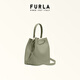 Furla Levante Cowhide Small Women's à la mode de banlieue de banlieue à main le pochon à crampe sac à crampe sac décontracté sac haut-gard