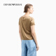 Armani (Armani) Summer NUEVA MULLERA MULBRERS Seda corta Top de camiseta [Mulberry Silk Fit Edition] Champagne Color-U6190 S 38