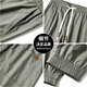 Hailan picks up the bargaining summer thin work pants for men 2025 new loose nine-point sports men's casual trousers [single-piece] 848 Black M