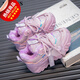 Advsus Girls 'Sneakers Plus Velvet Child's Dad Chaussures Hiver 2023 Nouvelles chaussures de coton des filles épaissies