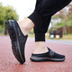 Brand same style of elderly shoes for women in summer, parents shoes, large size, one-size, one-shot, flying shoes, couple walking shoes, men 9906 black couple style 46
