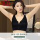 LangSha (LangSha) front button underwear for women with small breasts gathering and large breasts adjustable shape anti-sagging and sexy bra with upper breasts, apricot skin color + khaki gray package] 70A 32B upper folding and palm cup]