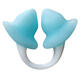 OEMG swimming nose clip silicone earplugs anti-choking nasal congestion diving artifact children's set baby bath supplies new small (S) sky blue