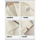Kefuyan Essigsäurefettanzug Dünne Stoff Satin Jacke für Frauen im Sommer Stil Royal Schwester Streetbrated Temperament Göttin Style Casual Anzug Einzelstück schwarzer Anzug Jacke xn9766 s