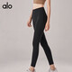 Yoga sports high-waisted tight-fitting trousers without embarrassing lines, Pilates nude-feeling belly-control butt-lifting yoga nine-minute pants, Dailan L