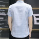 Yionta XueAnta NUEVO PRODUCTO 2025 NUEVA Seda de seda de hielo Camisa de manga corta Camisa de bolsillo delgado de verano Versión coreana Tendencia casual y casual 854 Caki Hailanzhi M 90-104Jin [Jin equivale a 0.5 kg]