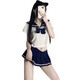 Style collégial flirter jk uniforme séduisant pyjamas sexy arc pure pure passion sexy midnight charme bleu jk étudiant uniforme + 9756