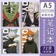 
Orlandi Naruto laptop soft rubber set notebook Naruto peripheral Uchiha Sasuke Itachi Naruto Orochimaru Homoline Notepad Laptop BG13571