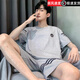 Bozhixing men's summer thin short-sleeved pajamas home clothes 2025 new HDE-9930 L men