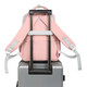 Neue Schulbag, Mama -Tasche, modische und vielseitige Baby -Wanderhandtasche, große Kapazitäts -Reiseback, süßer Rucksack, Pink