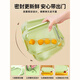 Wuqing Glass Lunchbox Mikrowellenofen Heizung Büroangestellte Bringt Lunchbox Isolation Box Verpackung Lunchbox Tragbarer frischer Box Sky Blau - 1050 ml Chang SAN -Intervall [kostenlose Isolierung