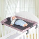 Parent-child baby diaper changing table foldable gaming bed crib wooden bed special universal baby BB diaper table nursing table Dudu powder