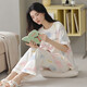 Urbano belleza pijama de verano algodón puro algodón del algodón delgado de algodón corto estudiante de estilo coreano lindo traje de estilo coreano y otoño ropa holgada y9712 m (recomendado 75-95Jin [Jin equivale a 0.5 kg])